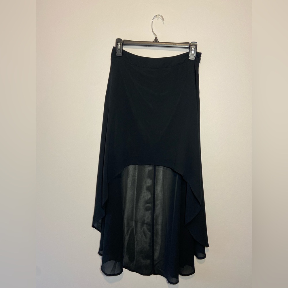 Forever 21 High Low Black Skirt Medium